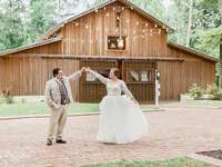 Rustic wedding venue in Ball Ground, Georgia.