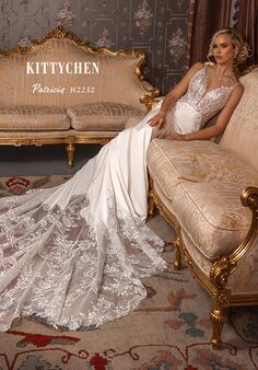 KITTYCHEN PATRICIA, H2232 Fit-and-Flare Wedding Dress