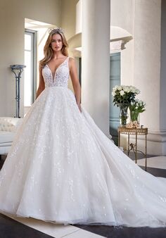 Demetrios DP473 Ball Gown Wedding Dress