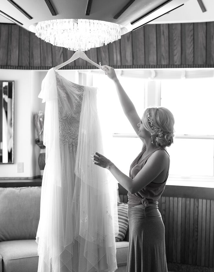 Whimsical One-Shoulder Wedding Dress