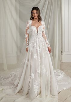 Justin Alexander Eleanor A-Line Wedding Dress