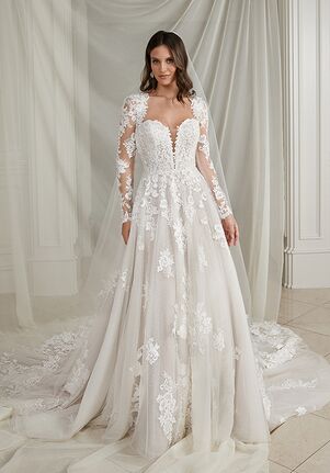 Justin Alexander Eleanor A-Line Wedding Dress