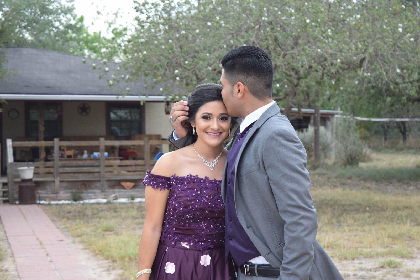 Mateo came to pick me up at my house for prom. He had just gotten his license the day before.. And I lived on the county line..