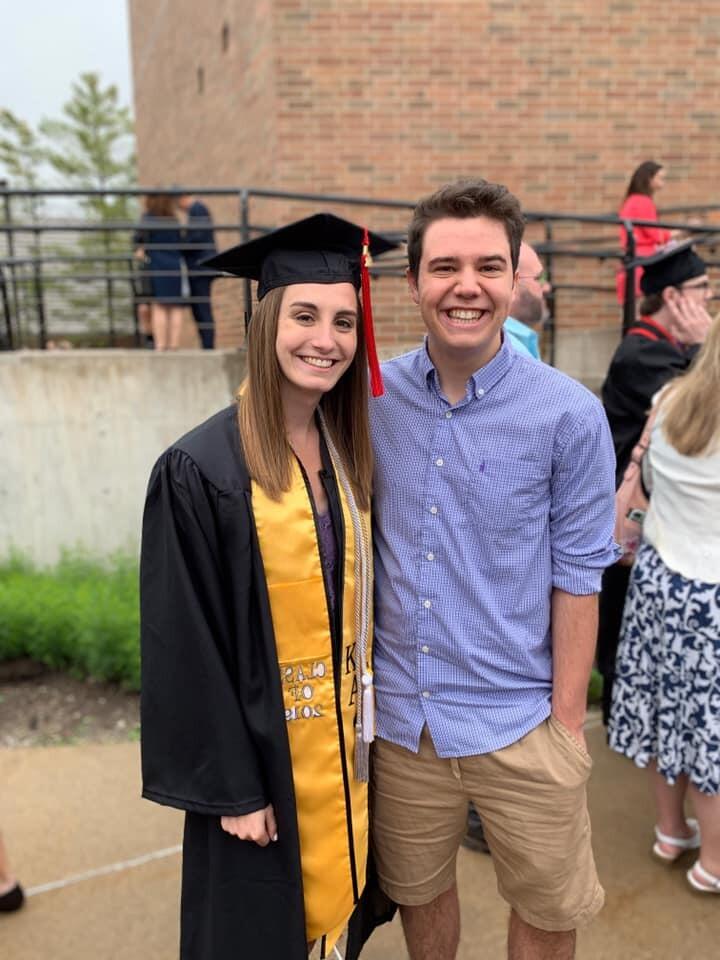 Ellen graduates from college.