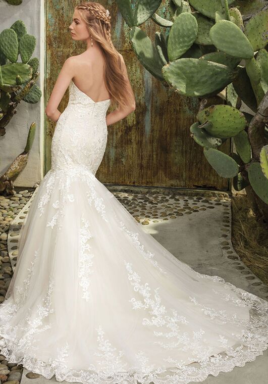 Casablanca Bridal Style 2293 Flora Mermaid Wedding Dress - 4