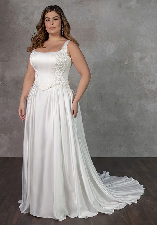 Essense of Australia D4290+ A-Line Wedding Dress - 4