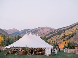 Sailcloth Tent in Sun Valley, Idaho