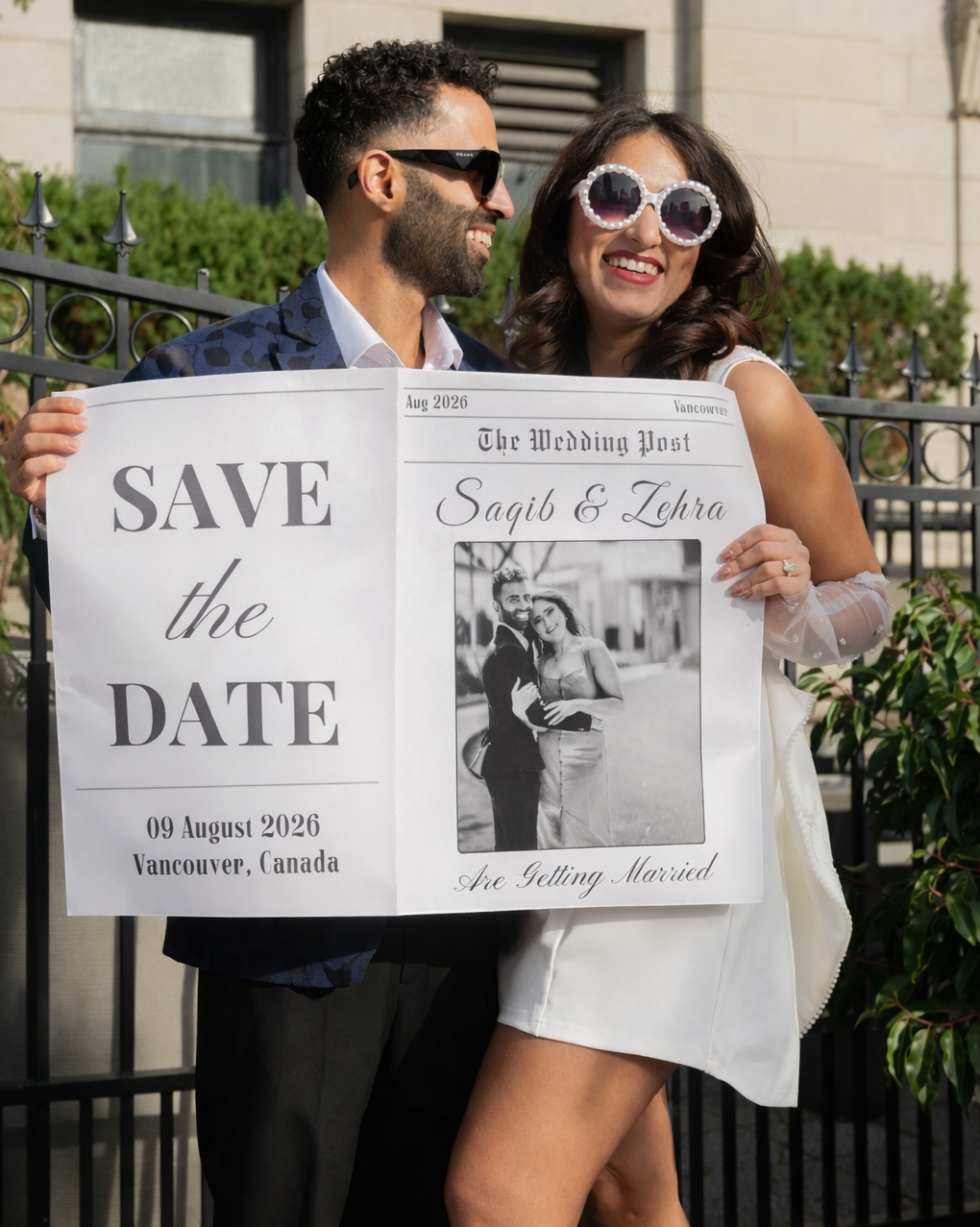 Zehra & Saqib Home Page Banner
