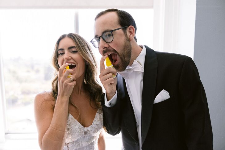 Couple Consuming Beekeeper’s Naturals Supplement