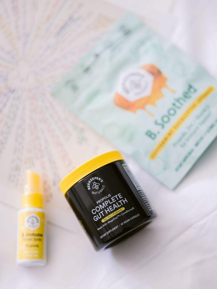 Beekeeper’s Naturals Products as Wedding Favors