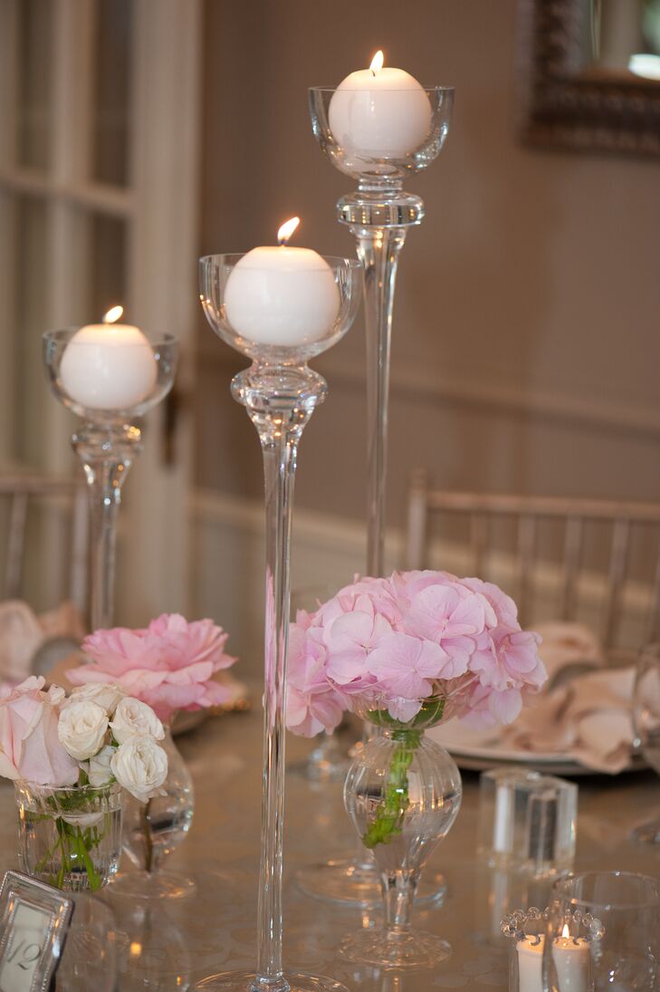 White Candle Table Decor