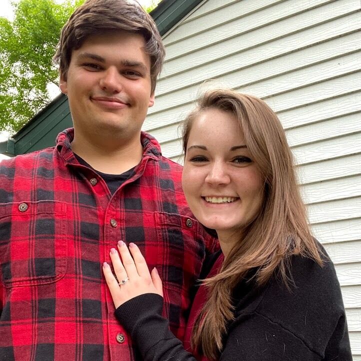 Picture of Alex and Jessie, "Together, together?"