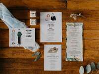 personalized wedding stationery
