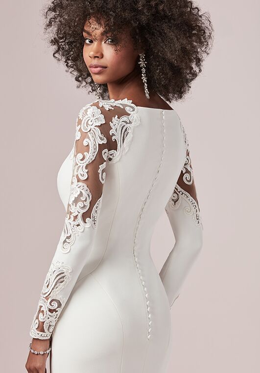 Rebecca Ingram BETHANY Sheath Wedding Dress - 4