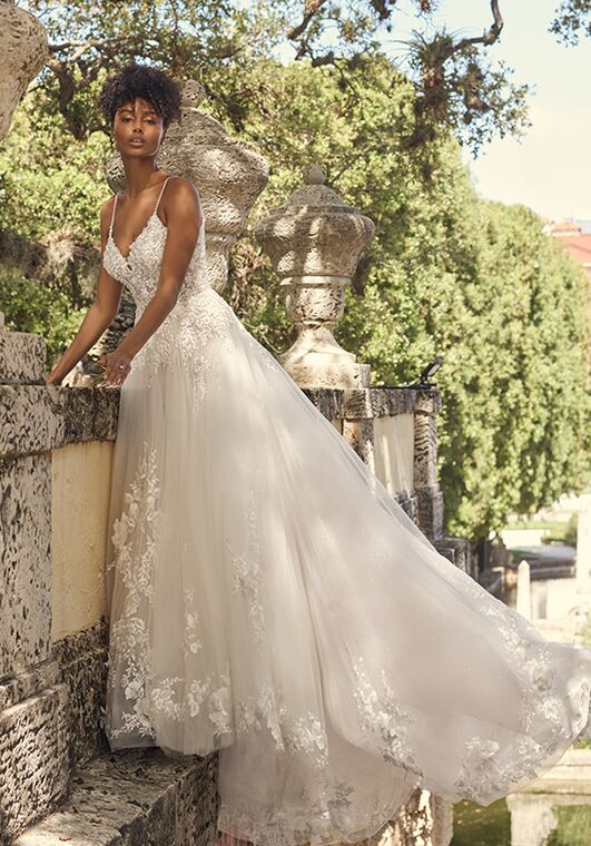Maggie Sottero PIA A-Line Wedding Dress - 4