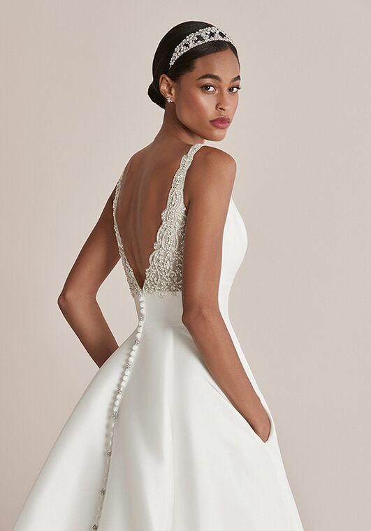 Justin Alexander Camryn Ball Gown Wedding Dress - 3