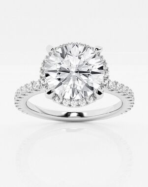 Grown Brilliance Round Cut Engagement Ring