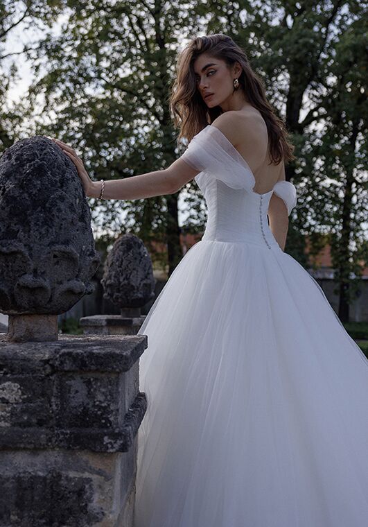 Justin Alexander Ingrid Ball Gown Wedding Dress - 4