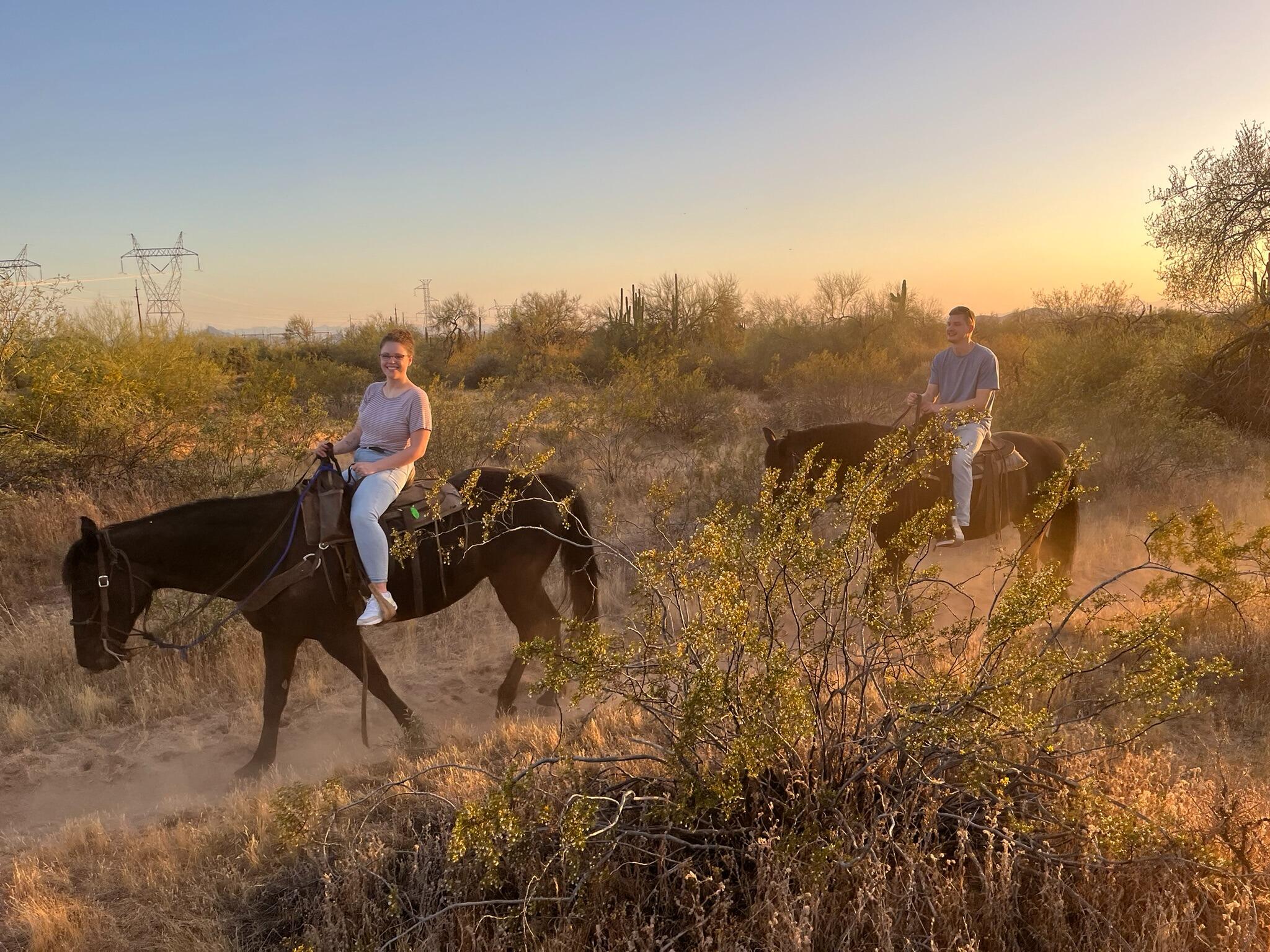 Horseback riding in Arizona 