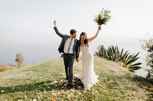 Classic, Natural Couple at Point 16 in Big Sur, California
