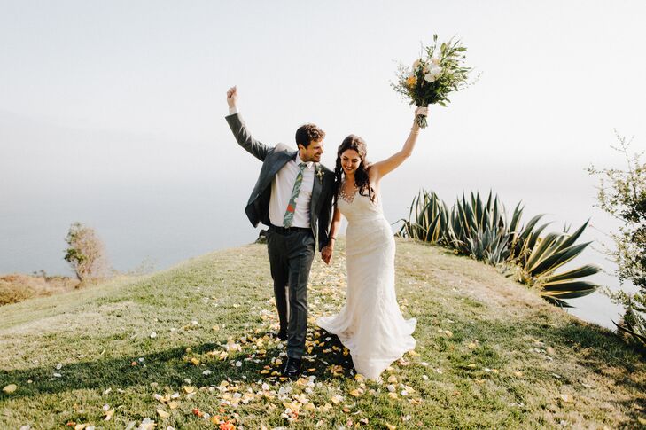Classic, Natural Couple at Point 16 in Big Sur, California