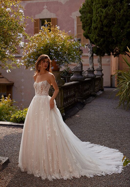 Justin Alexander Iverson Ball Gown Wedding Dress - 4