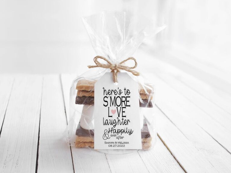 S'more kit wedding favor