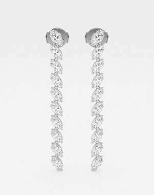 Grown Brilliance Badgley Mischka Dangle Earrings - EAGTXE03879-GW4 Wedding Earring photo