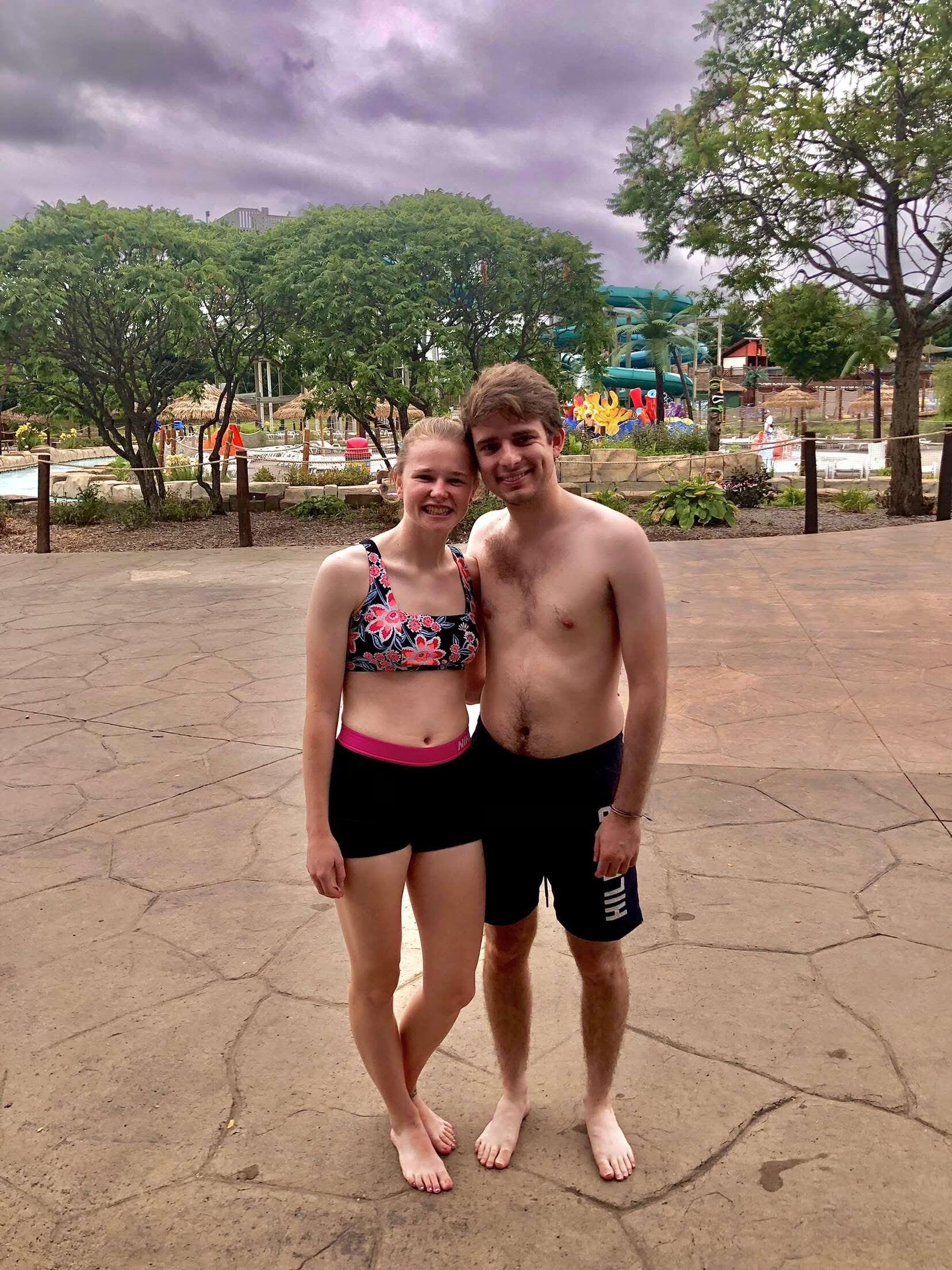 First time going to Lost Island in Waterloo, IA together.