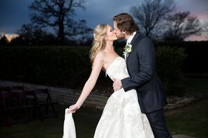 Bride and Groom at Rock Lake Ranch