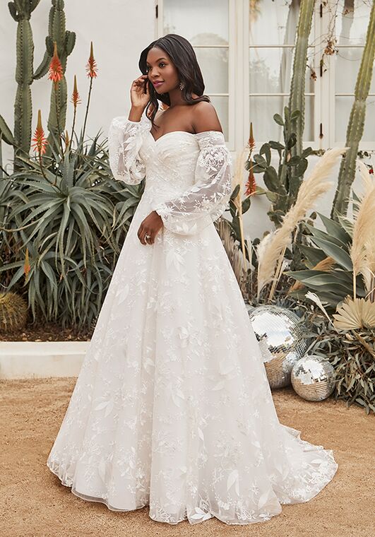 Beloved by Casablanca Bridal BL350 Goldie A-Line Wedding Dress - 5