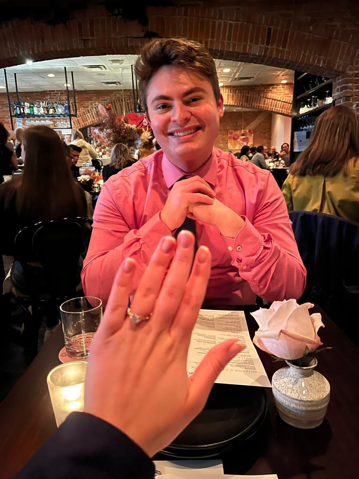 Picture of How we got engaged (Nick's version)