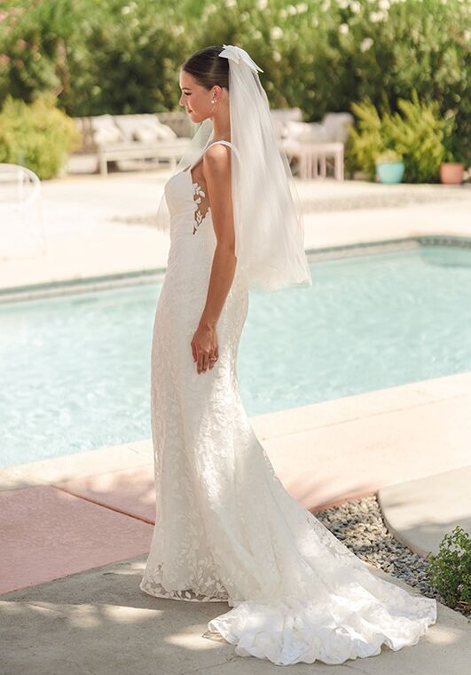 Stella York SY8253 Column Wedding Dress - 4