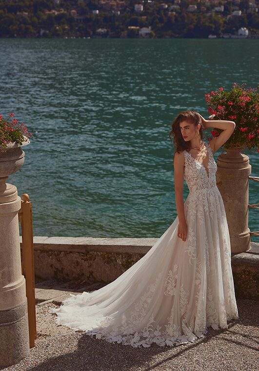 Justin Alexander Isley A-Line Wedding Dress - 5