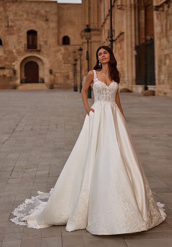 Moonlight Couture H1567 Ball Gown Wedding Dress - 1