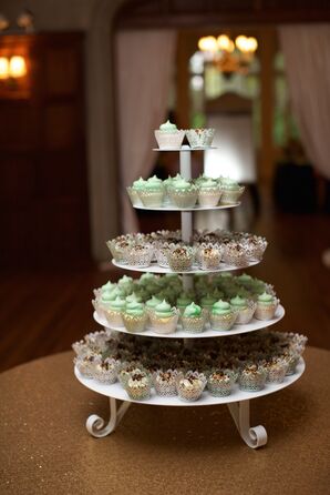 Miniature Cupcake Tower Summer Dessert
