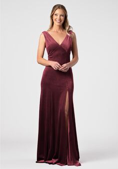 Kennedy Blue Carmen V-Neck Bridesmaid Dress