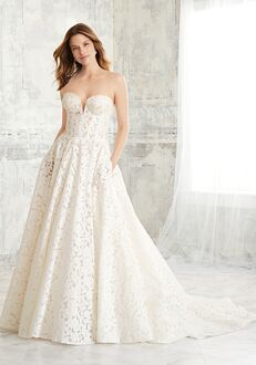 Adrianna Papell Platinum 31139 A-Line Wedding Dress