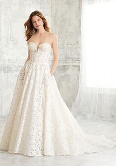 Adrianna Papell Platinum 31139 A-Line Wedding Dress