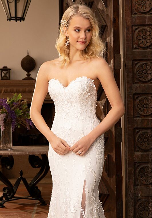 Casablanca Bridal 2392 Elena Mermaid Wedding Dress - 4