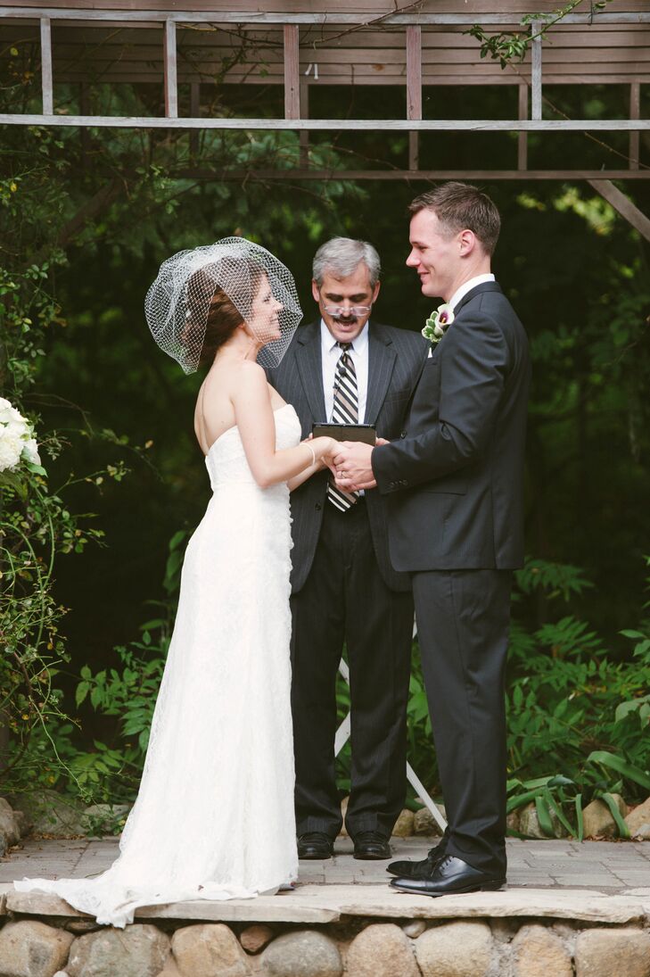 The outdoor ceremony took place at MillCreek Barns, making for a laid-back and beautiful day.