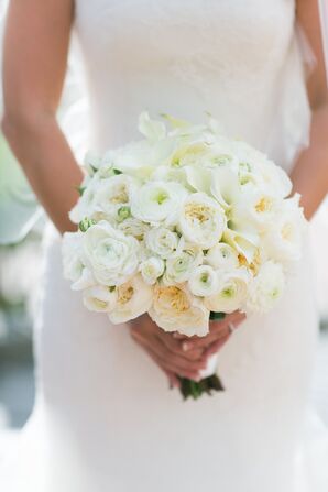 Creamy White Bridal Bouquet
