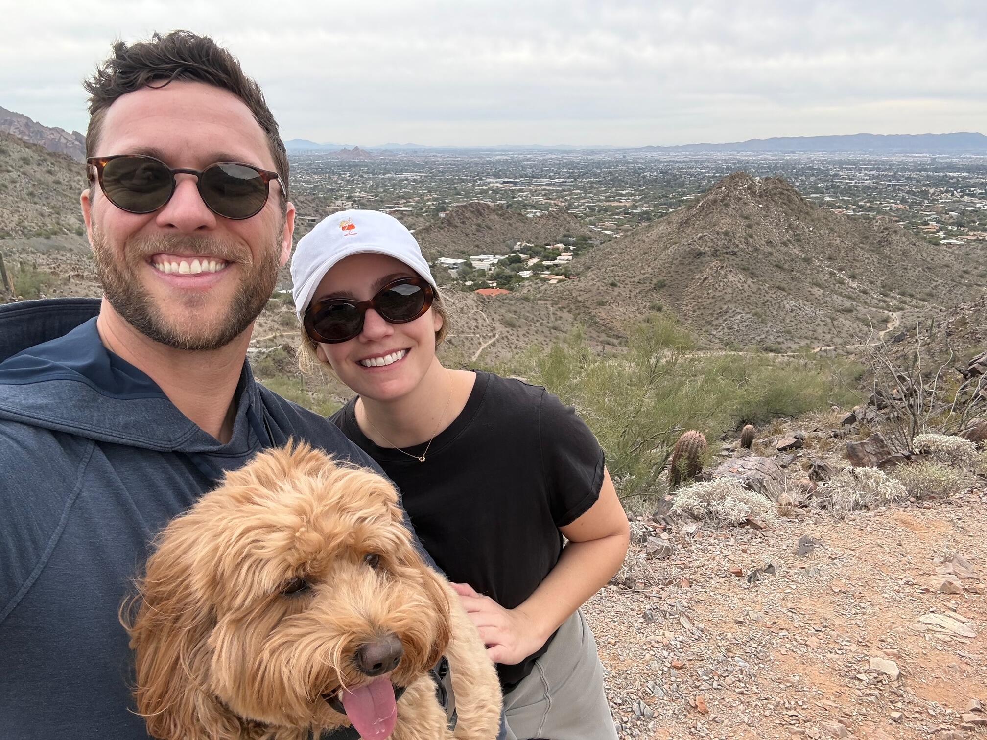 Michaela falling in love with Arizona...one hike at a time!