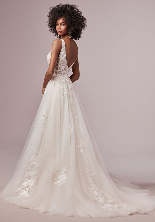 Rebecca Ingram RAELYNN A-Line Wedding Dress - 4