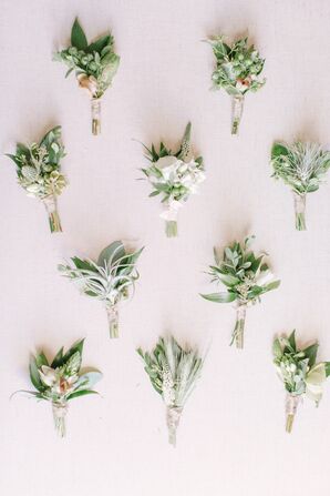 Mixed Organic Boutonnieres