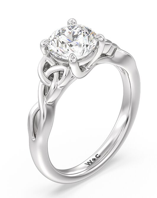 With Clarity Glamorous Princess, Cushion, Emerald, Pear, Radiant, Round, Oval Cut Engagement Ring - 2