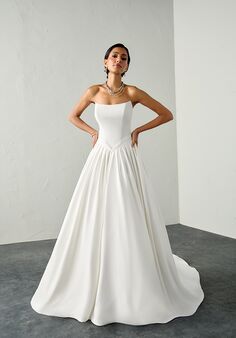 Justin Alexander Signature Opaline Ball Gown Wedding Dress