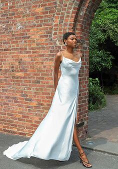 Essense of Australia D3981 Column Wedding Dress