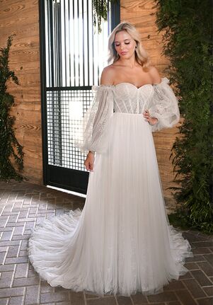 Essense of Australia D3442 A-Line Wedding Dress