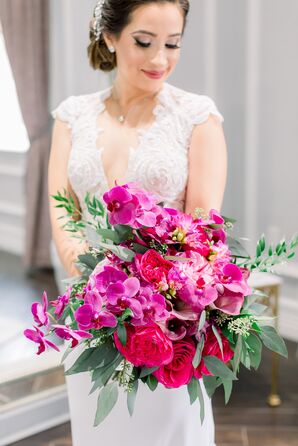 Bride at Wedding at The Rockleigh Country Club in Rockleigh, New Jersey